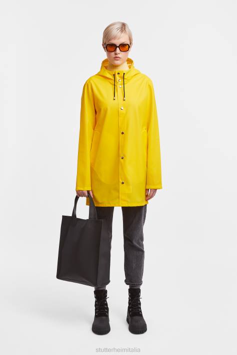 vestiario L08Z54 giallo donne impermeabile leggero di Stoccolma Stutterheim