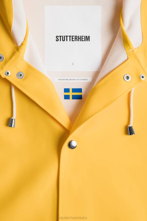 vestiario L08Z223 giallo uomini impermeabile di Stoccolma Stutterheim